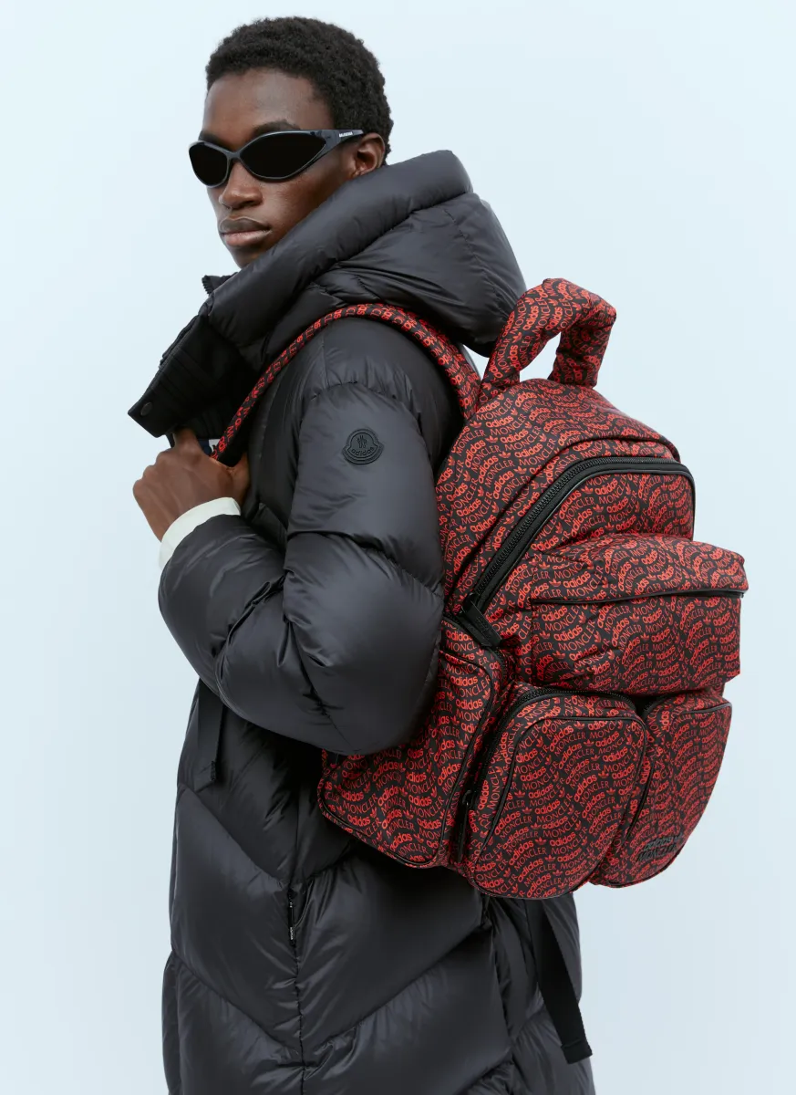 Logo Print Backpack
