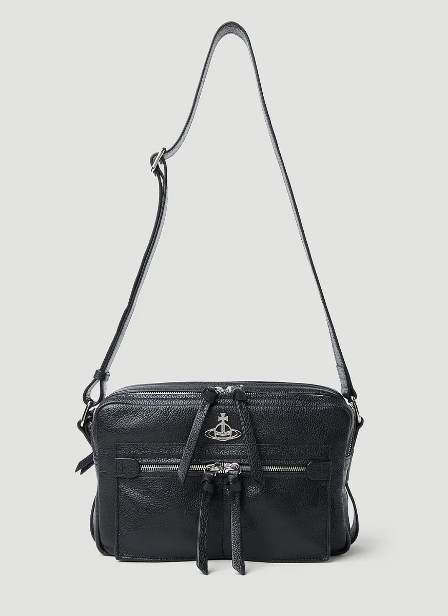 Jerry Leather Satchel Crossbody Bag