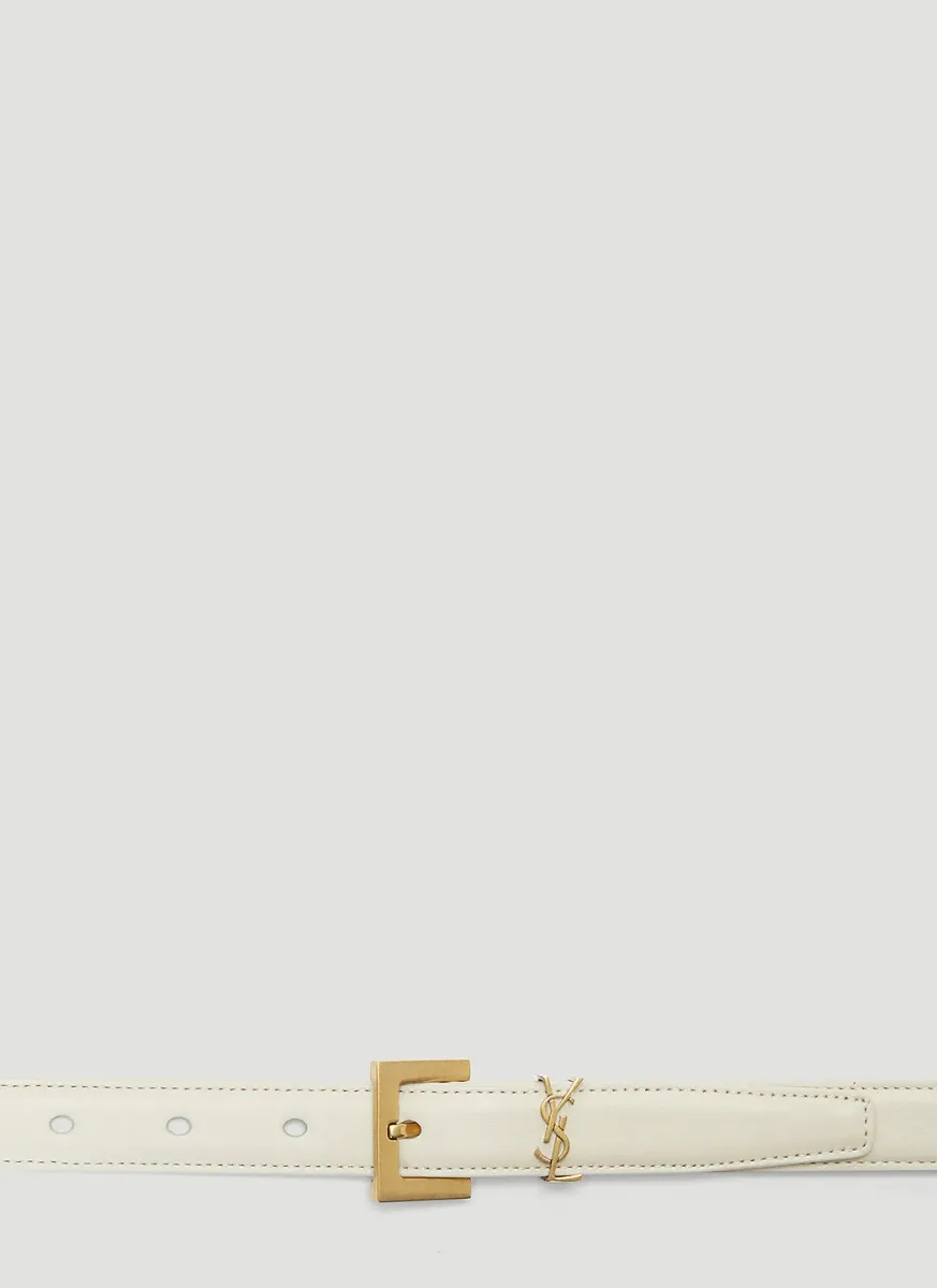 Monogram Leather Belt