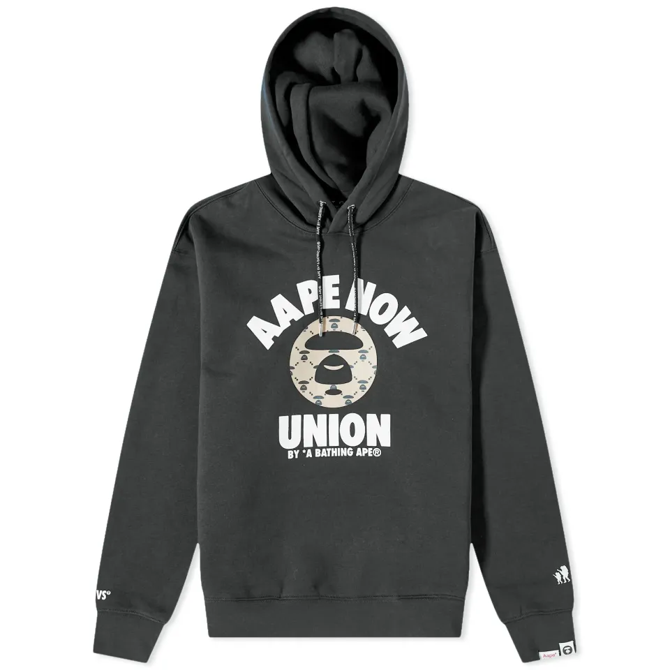 AAPE x Union College Rainbow Camo Hoodie