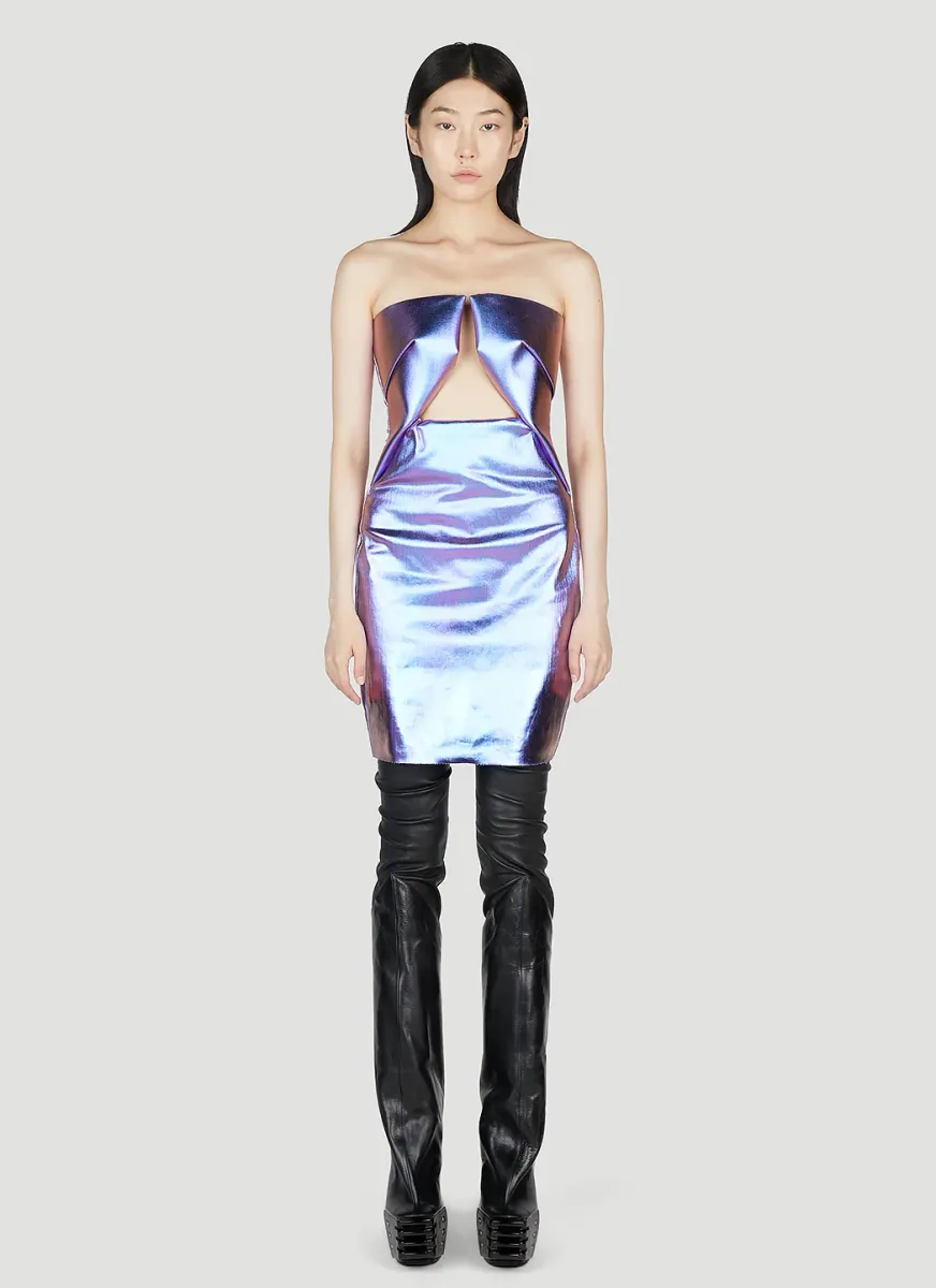 Luxor Prong Iridescent Mini Dress