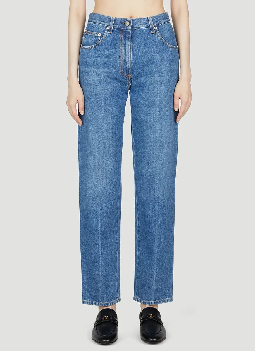 80s Fit Horsebit Jeans