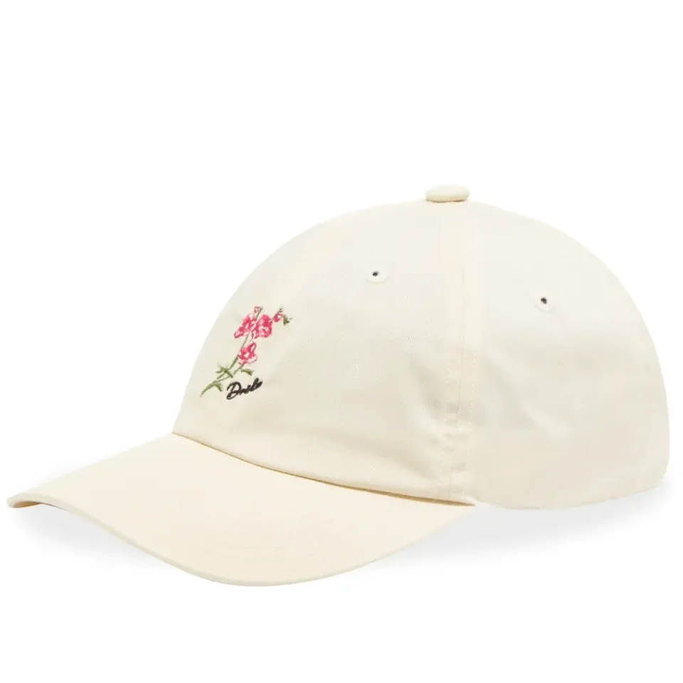 Embroidered Flower Logo Cap