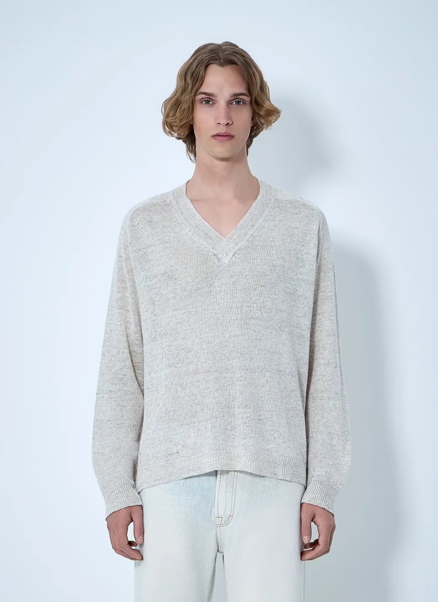 V-neck Knit Sweater