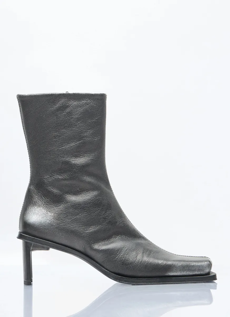 Brenda Brush Off Metal Ankle Boots