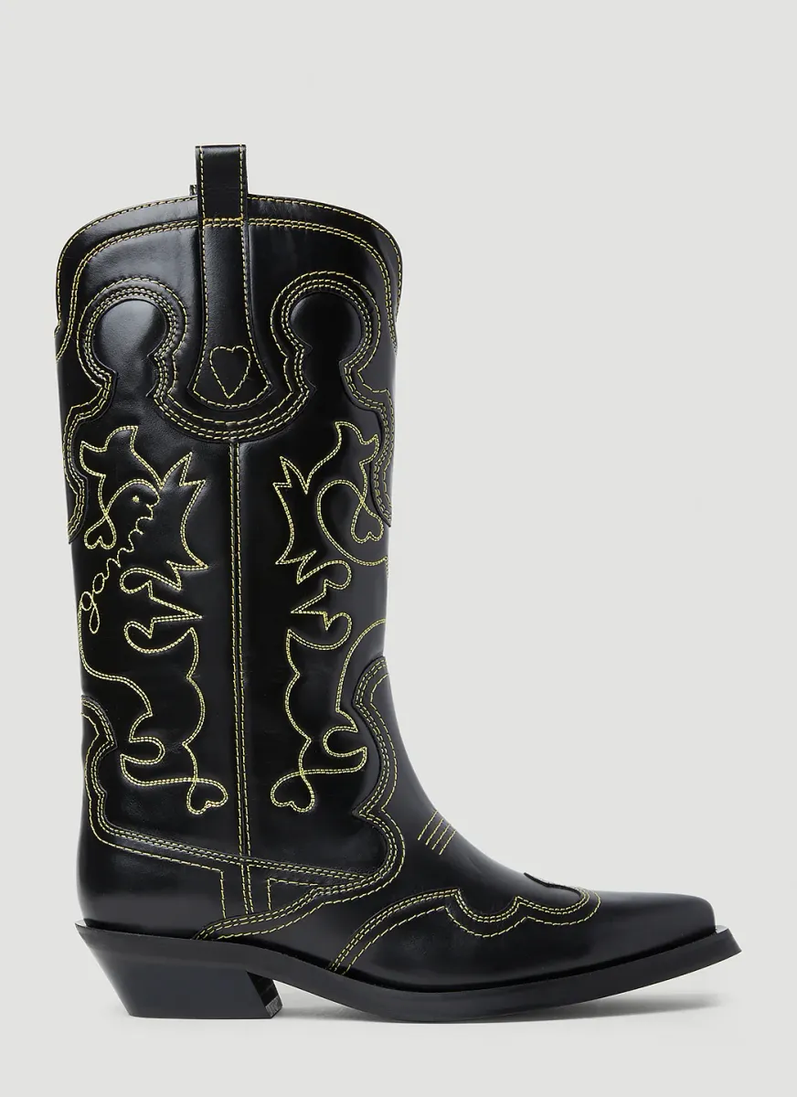 Embroidered Western Boots