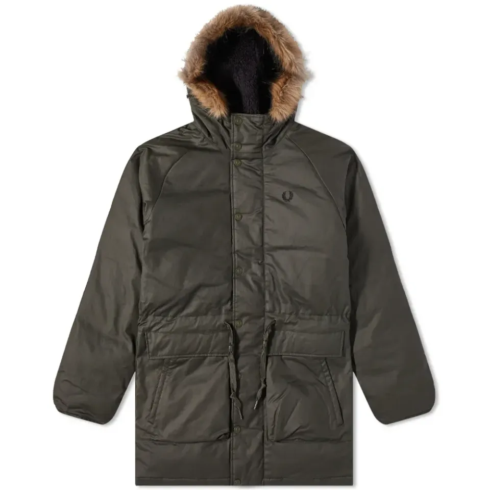 Padded Waxed Cotton Jacket