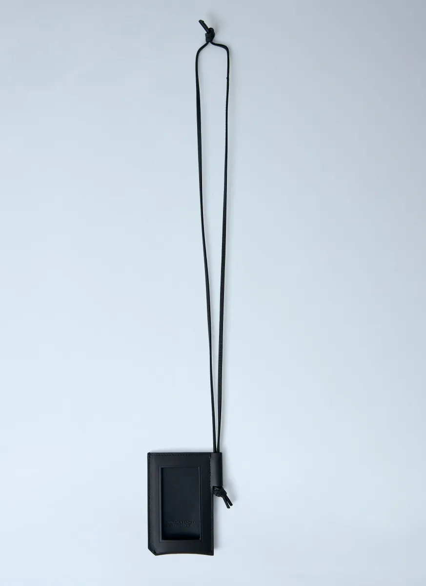 Intrecciato Piccolo Badge Holder