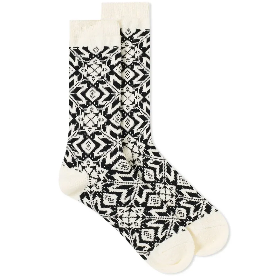 Big Snow Fair Isle Sock