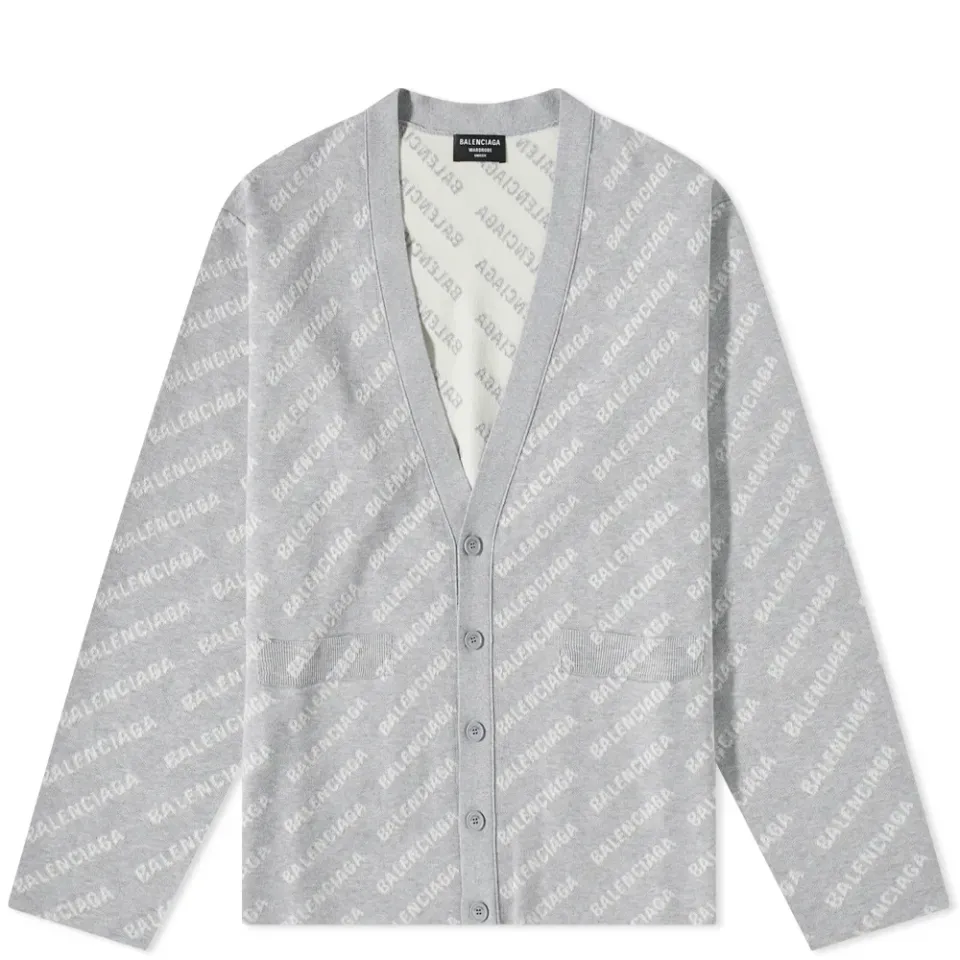 All-Over Logo Cardigan