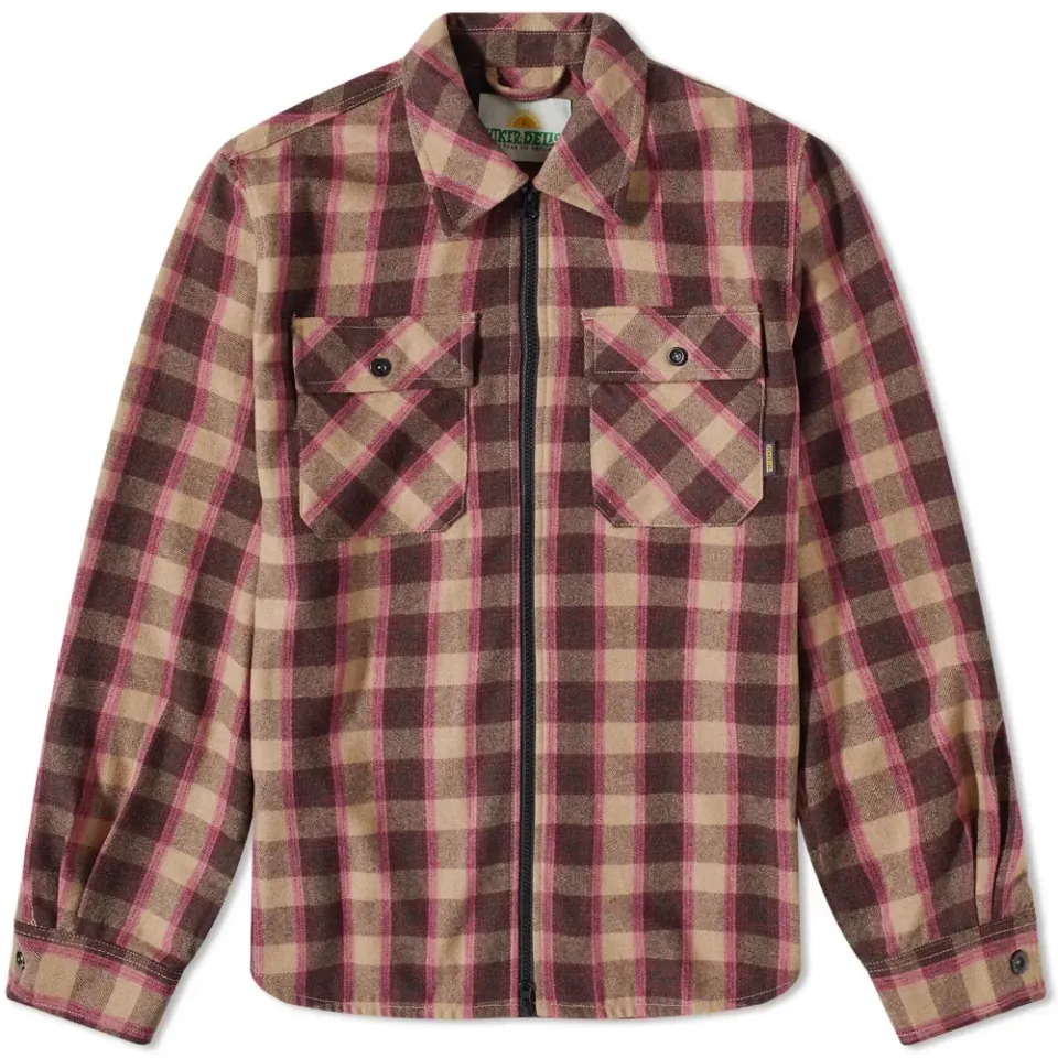 Acid Plaid Overshirt