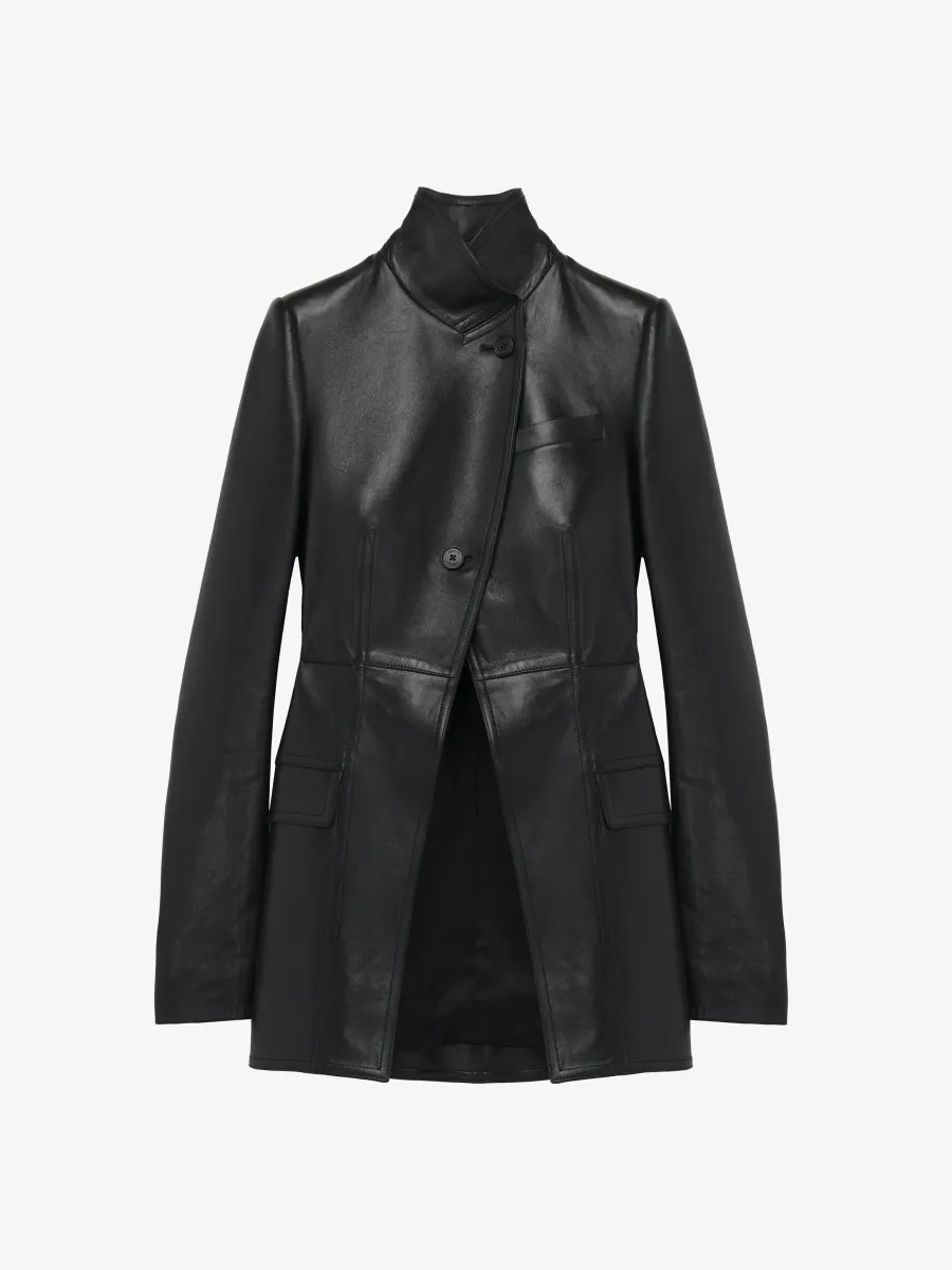 Cutaway Leather Jacket