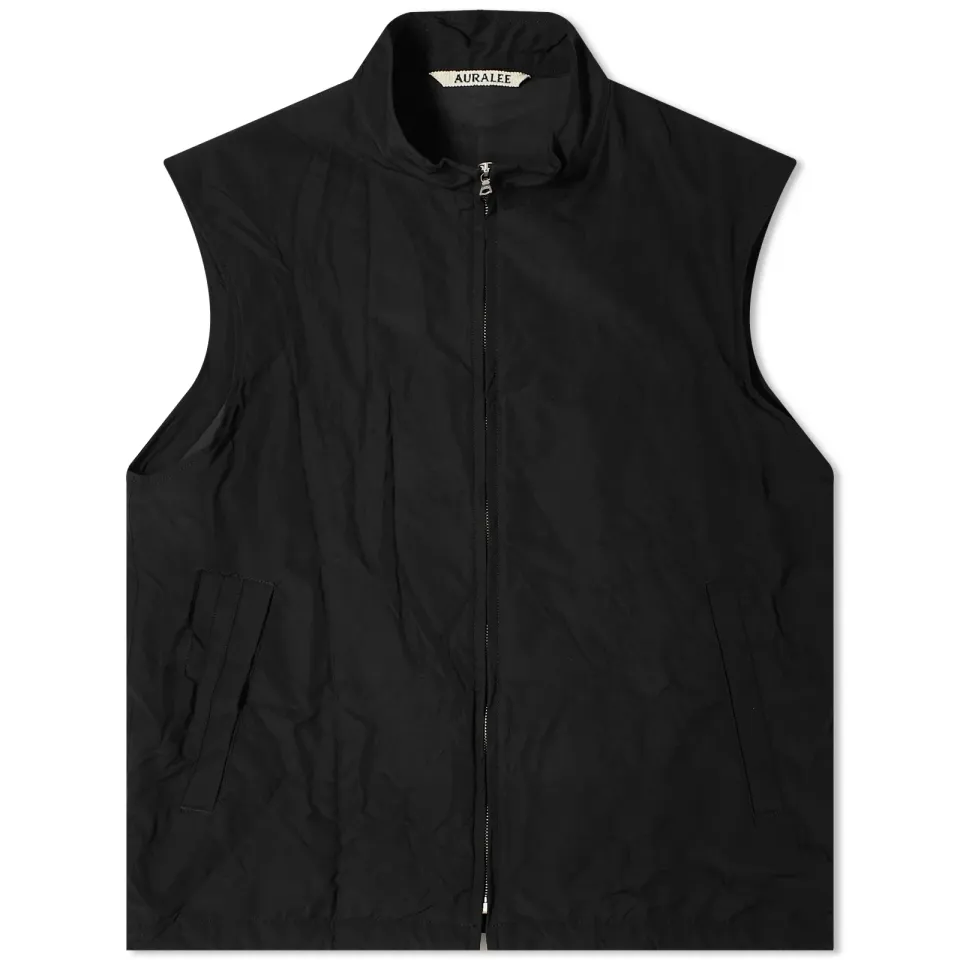 Wool Poplin Vest