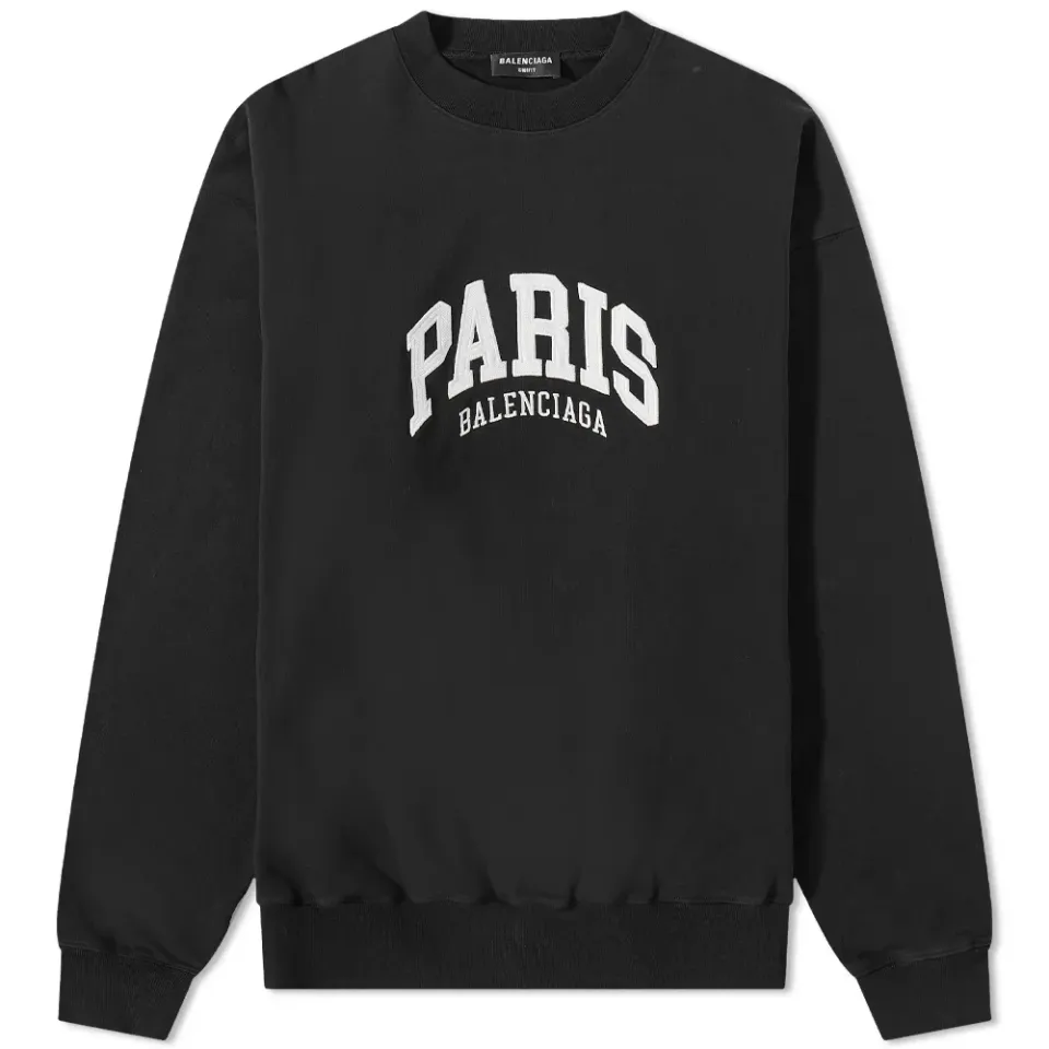 Paris Logo Crew Neck Sweat