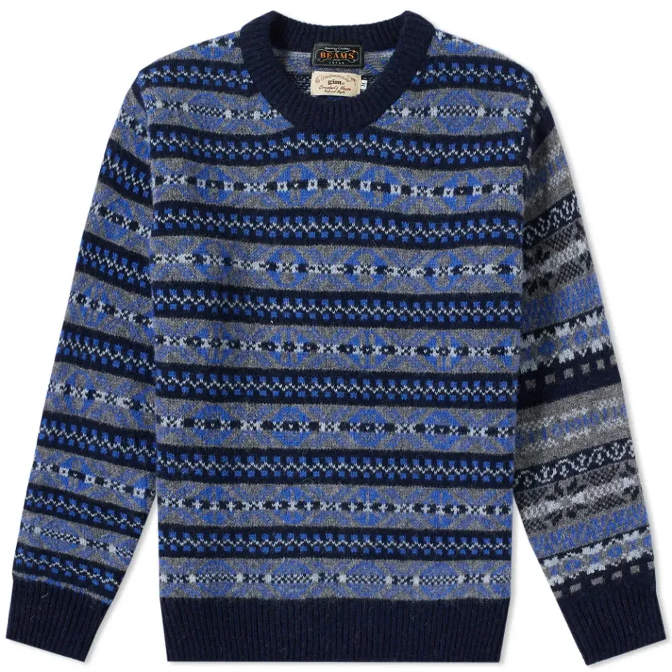 Fair Isle Crew Knit