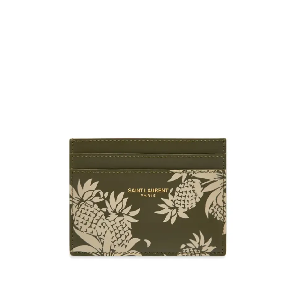 Pineapple Print Credit Card Holder