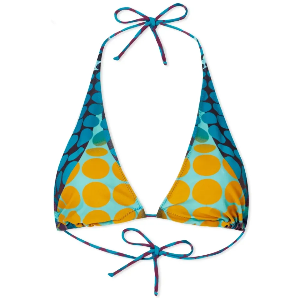 Cyber Print Bikini Top
