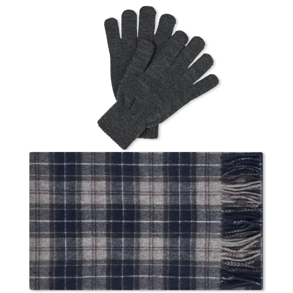 Tartan Scarf & Glove Gift Set