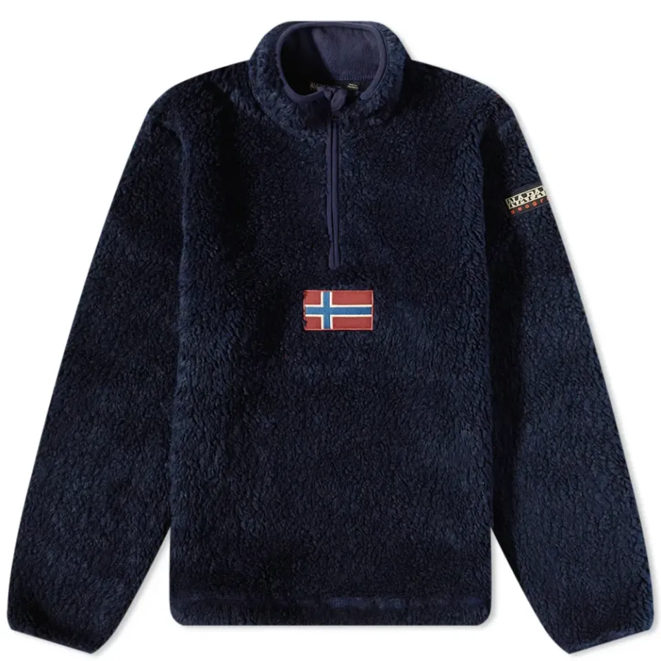Logo Flag Half Zip Sweat