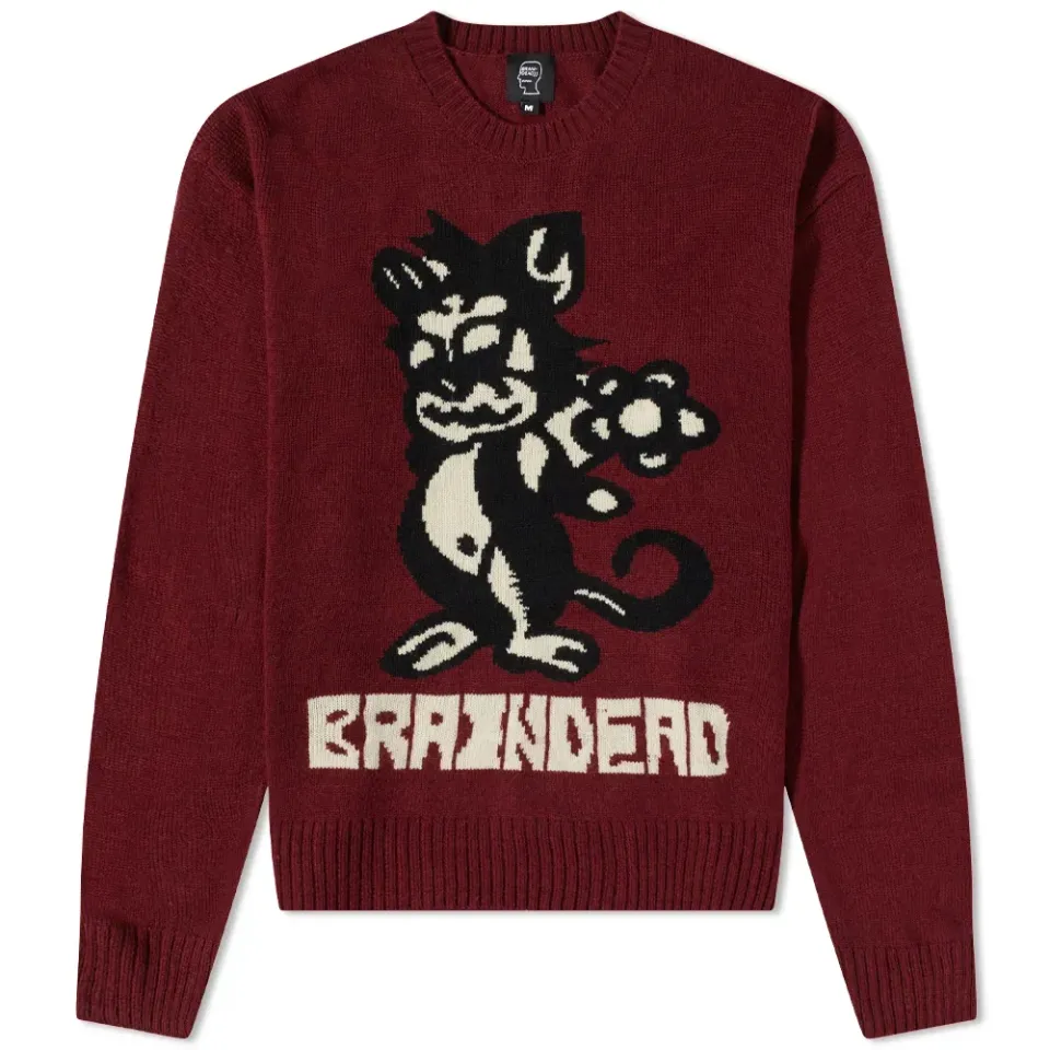 Meow Crew Knit