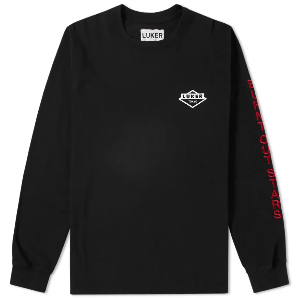Luker by Neighborhood Long Sleeve Burnt Out Tee