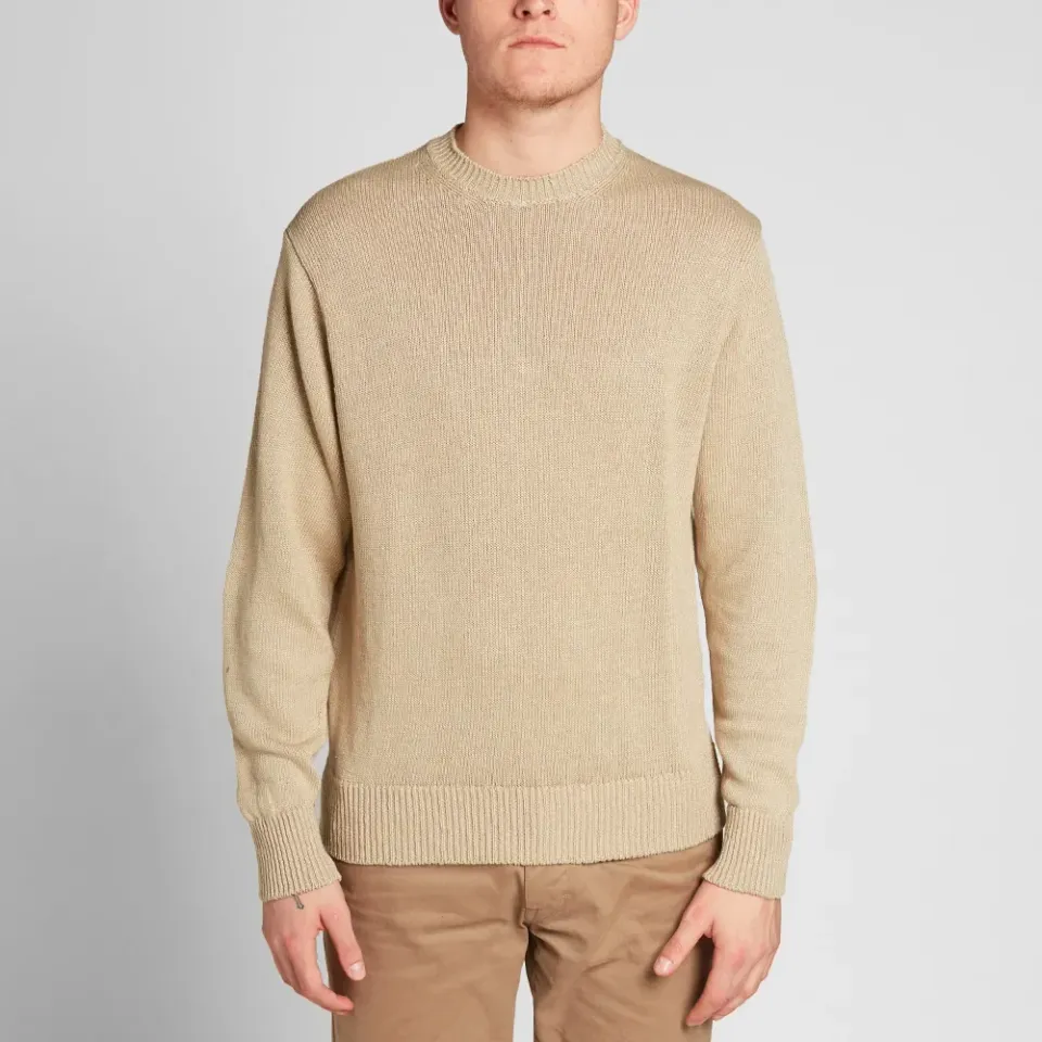 Inis Meáin Washed Linen Crew Knit