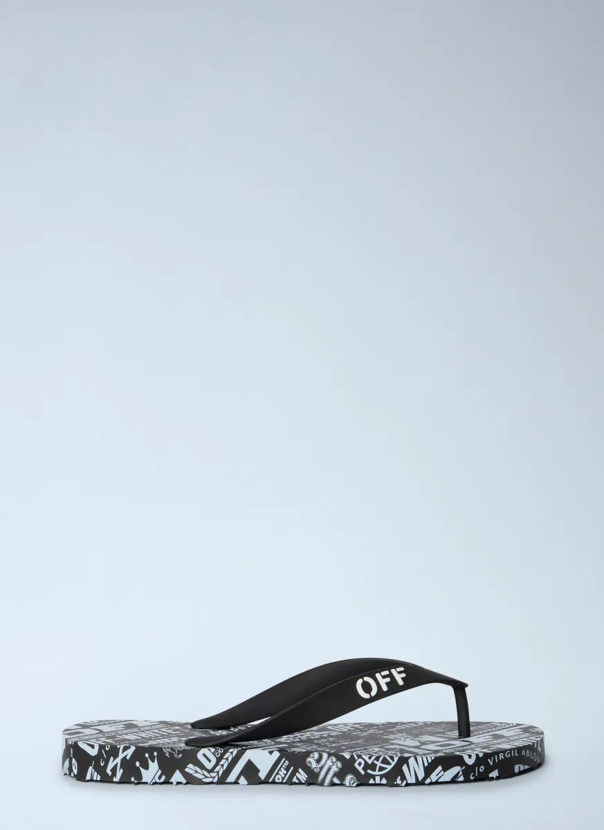 Off Stamp Flip Flops