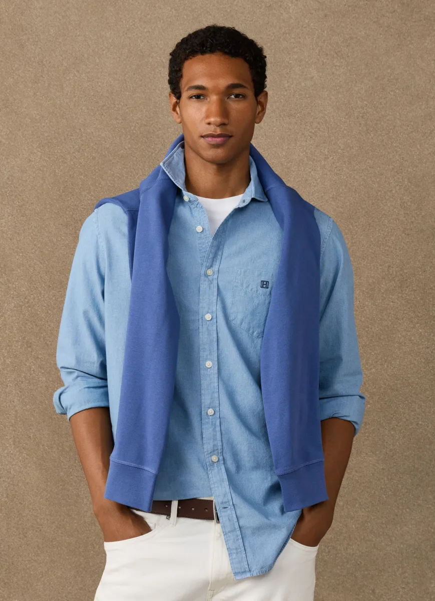 Classic Fit Chambray Shirt