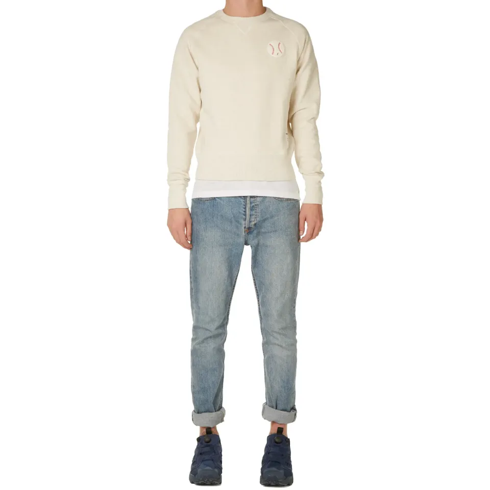 x Maison Kitsuné Baseball Crew Sweat