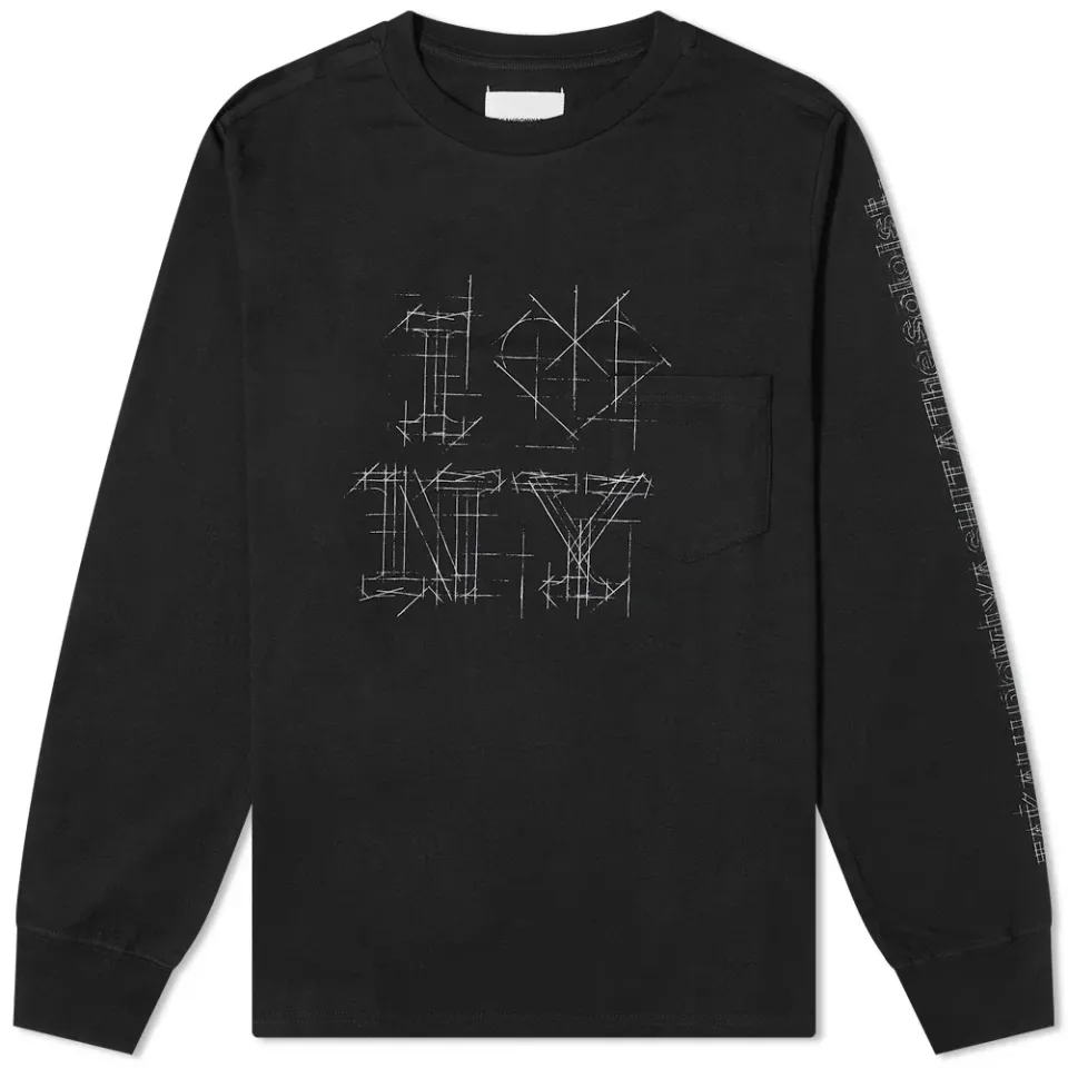 TAKAHIROMIYASHITA TheSoloist. Long Sleeve I Love NY T-Shirt
