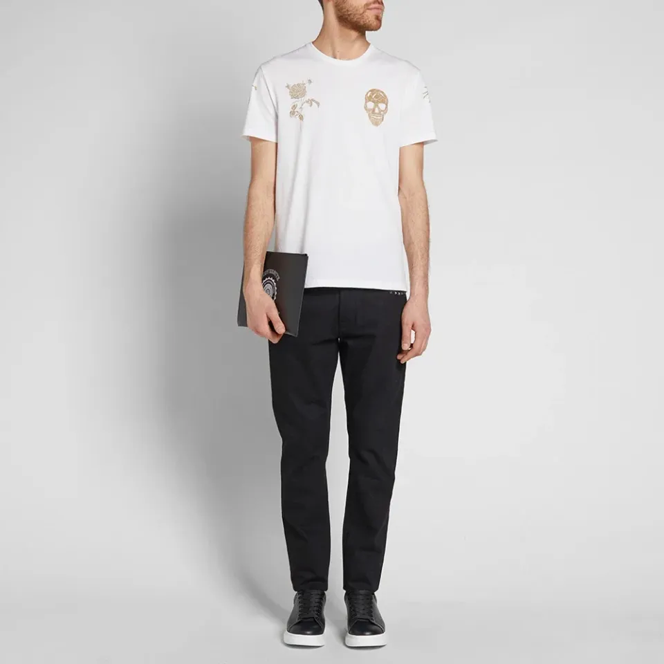 Skull Thistle Print Tee
