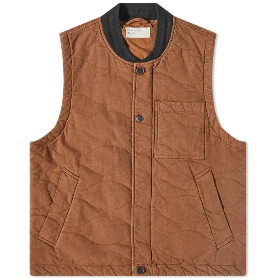 Marl Twill Carlton Gilet