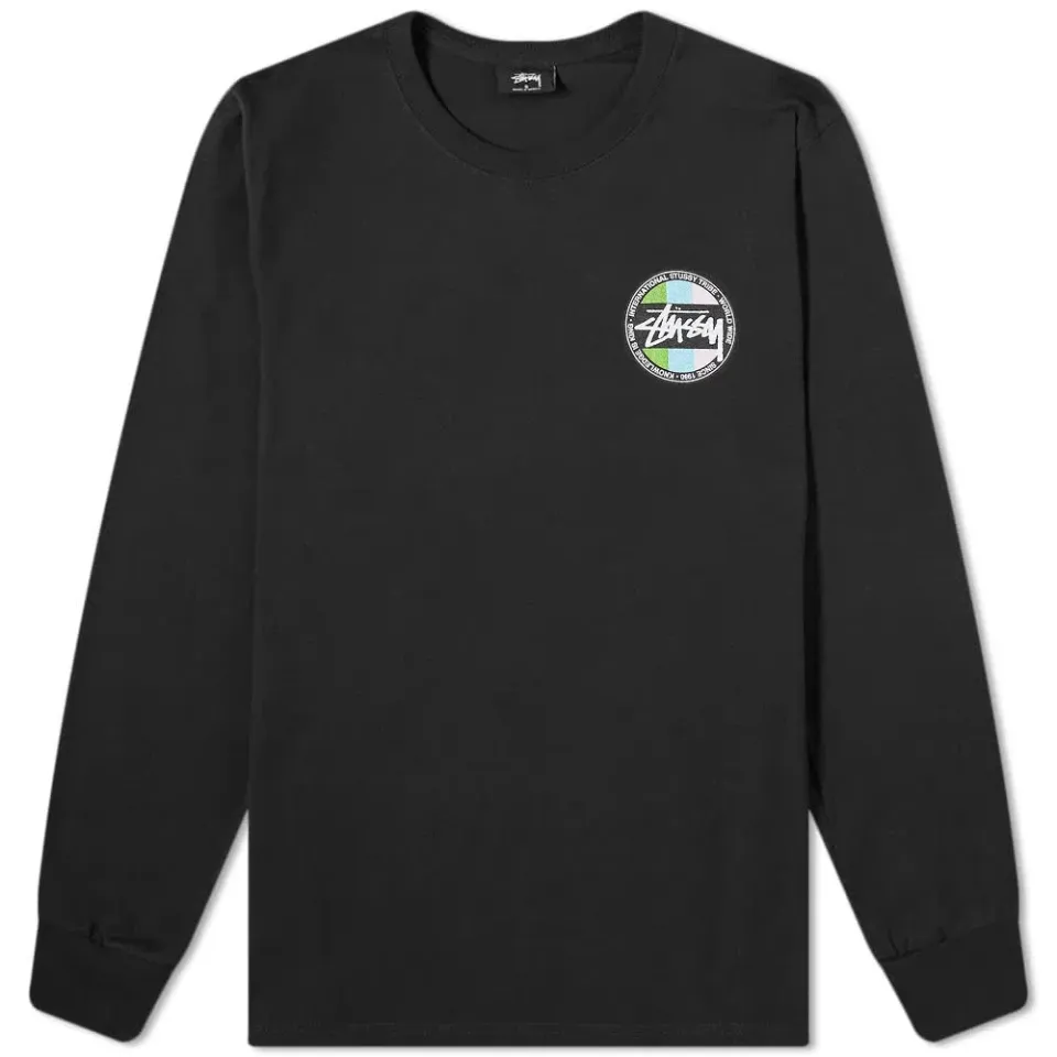 Long Sleeve Classic Dot Pigment Dyed T-Shirt