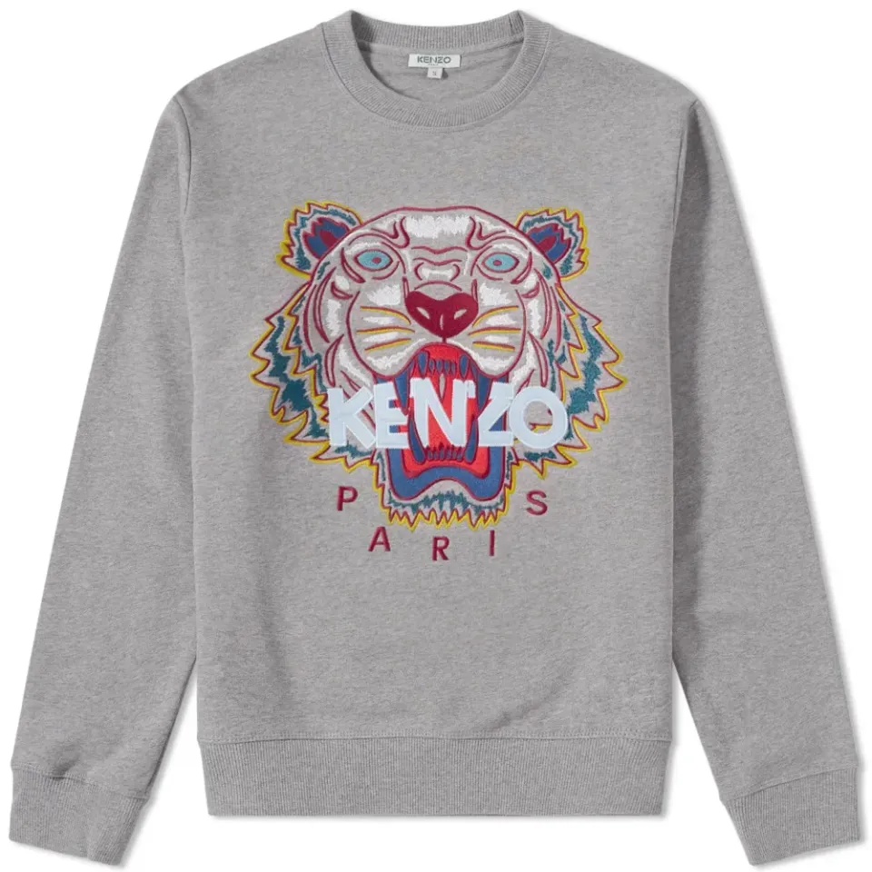 Tiger Embroidered Sweat