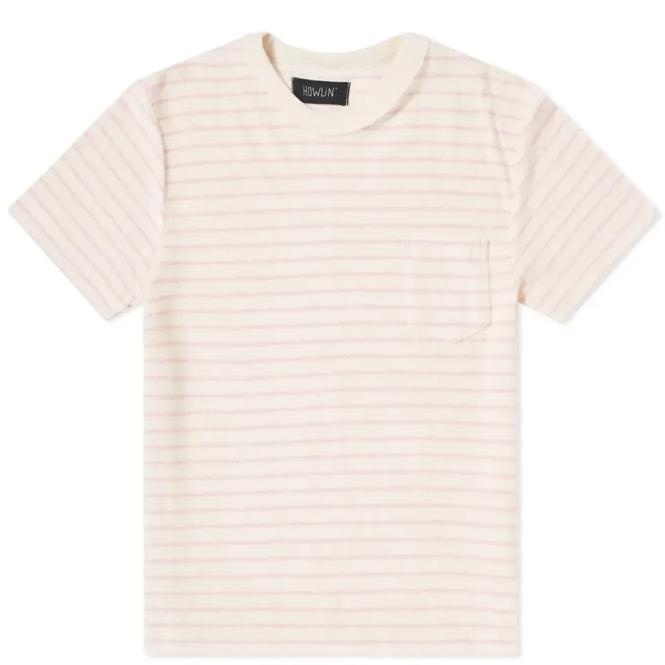 Howlin' Psycho Killer Stripe Towelling Tee