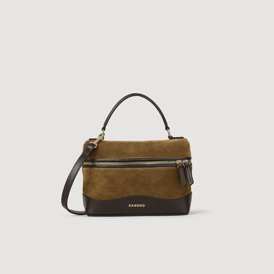 TANGOLINO leather and suede vanity