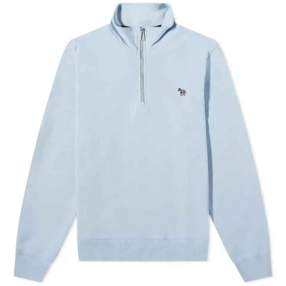 Zebra Half Zip Sweat