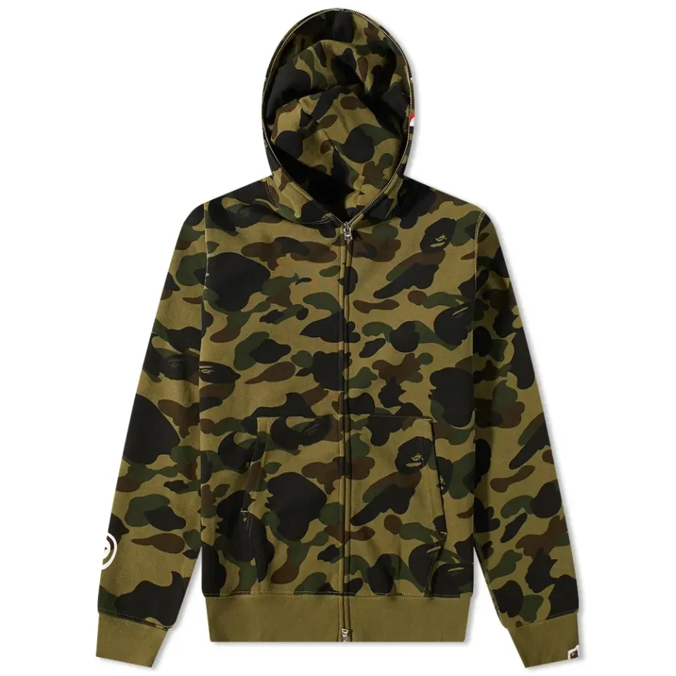 1st Camo Shark Full Zip Hoodie