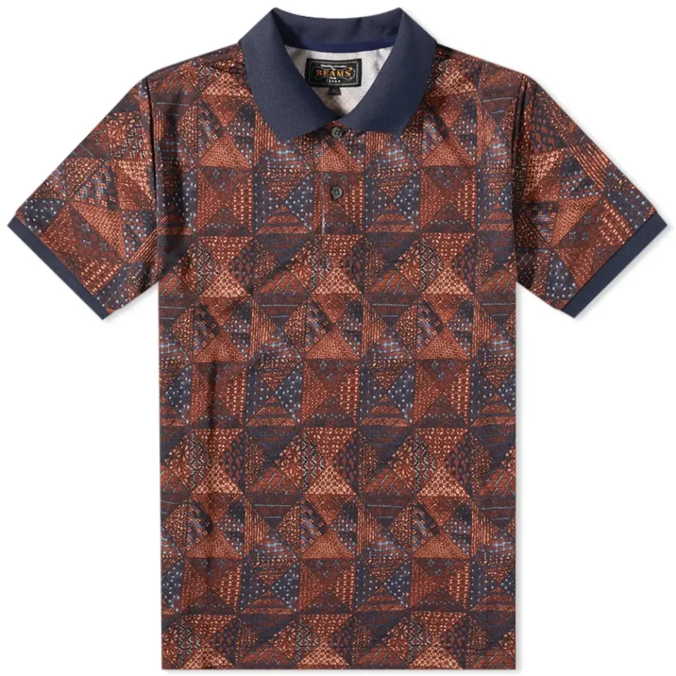 Pique Polo Print