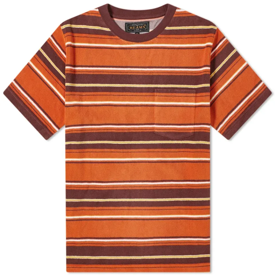 Pile Stripe Pocket T-Shirt