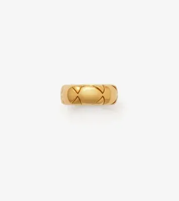 Shield Segment Ring in Gold