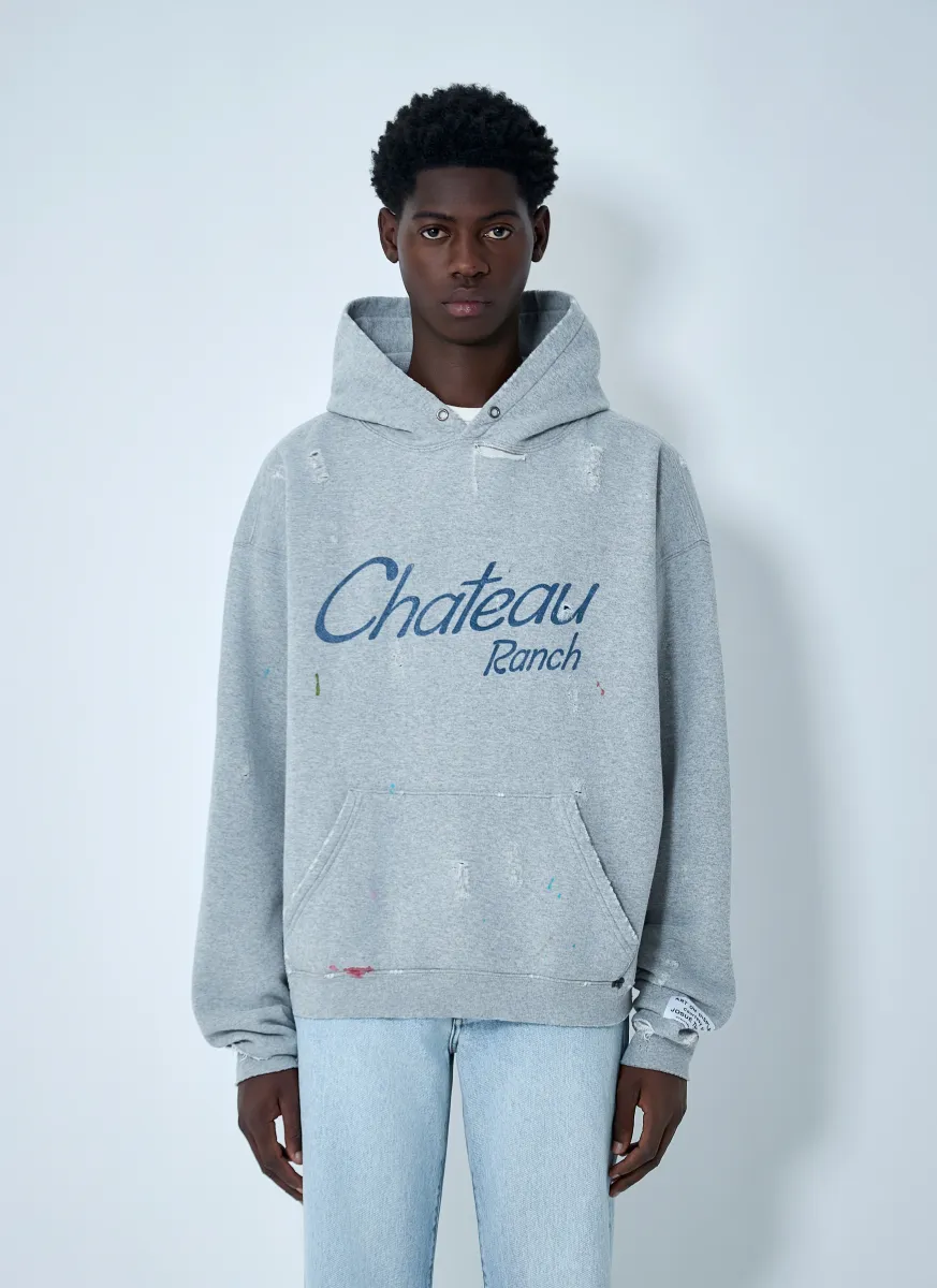 Distressed Chateau Raunch Hooded Sweatshirt