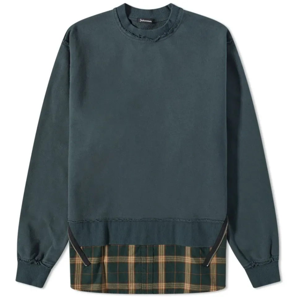 Check Detail Crew Sweat