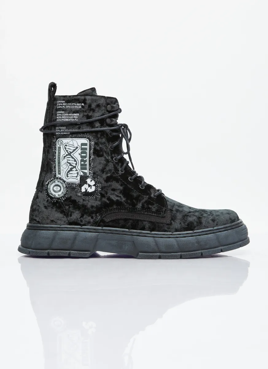 1992 Crushed Velvet Boots