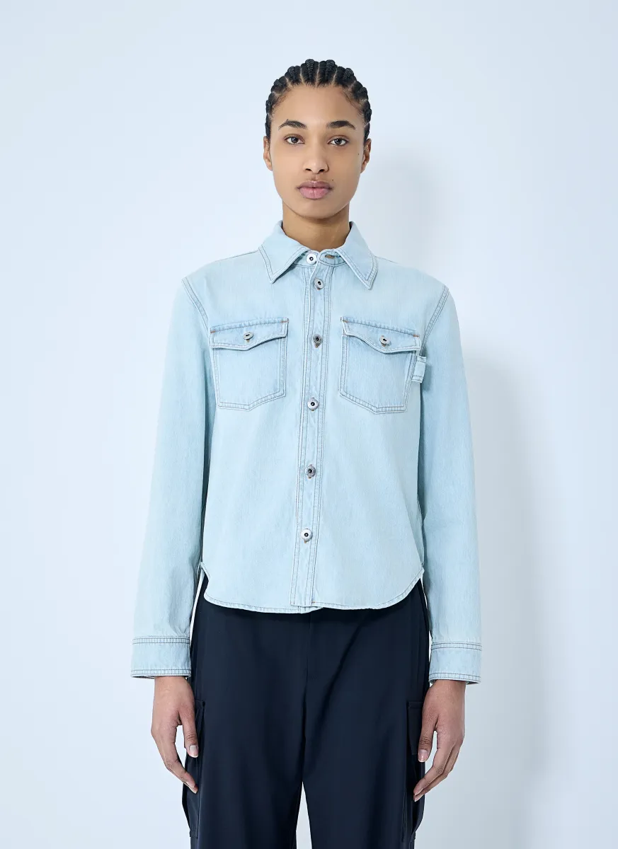 Extra Bleach Denim Shirt