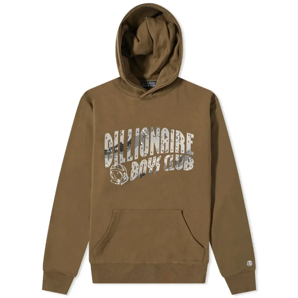 Camo Arch Logo Popover Hoodie