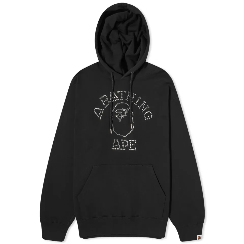 Rhisestone College Pullover Hoodie