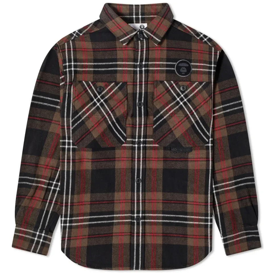 AAPE Check Flannel Shirt