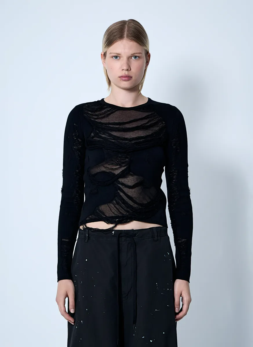 Distressed Sweater
