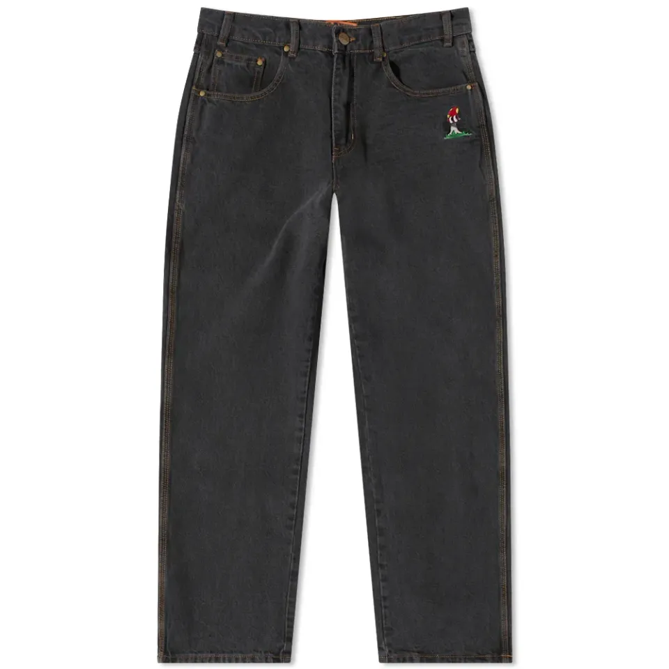 Mushroom Denim Pants